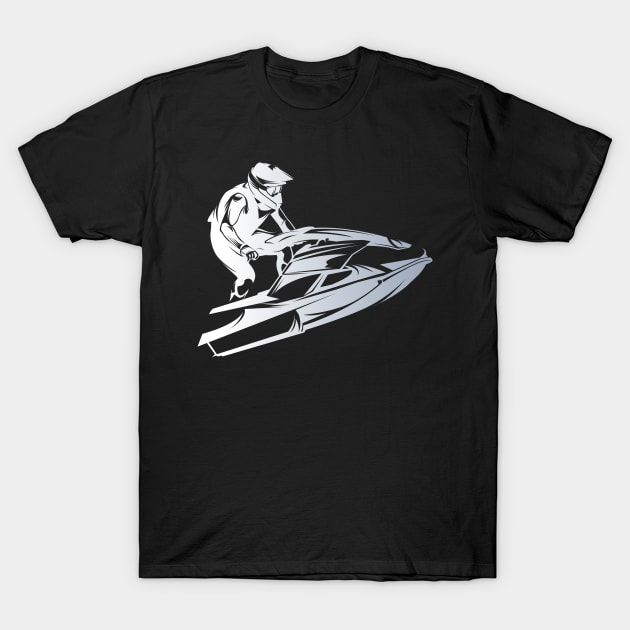 Jet Ski T-Shirt by HBfunshirts